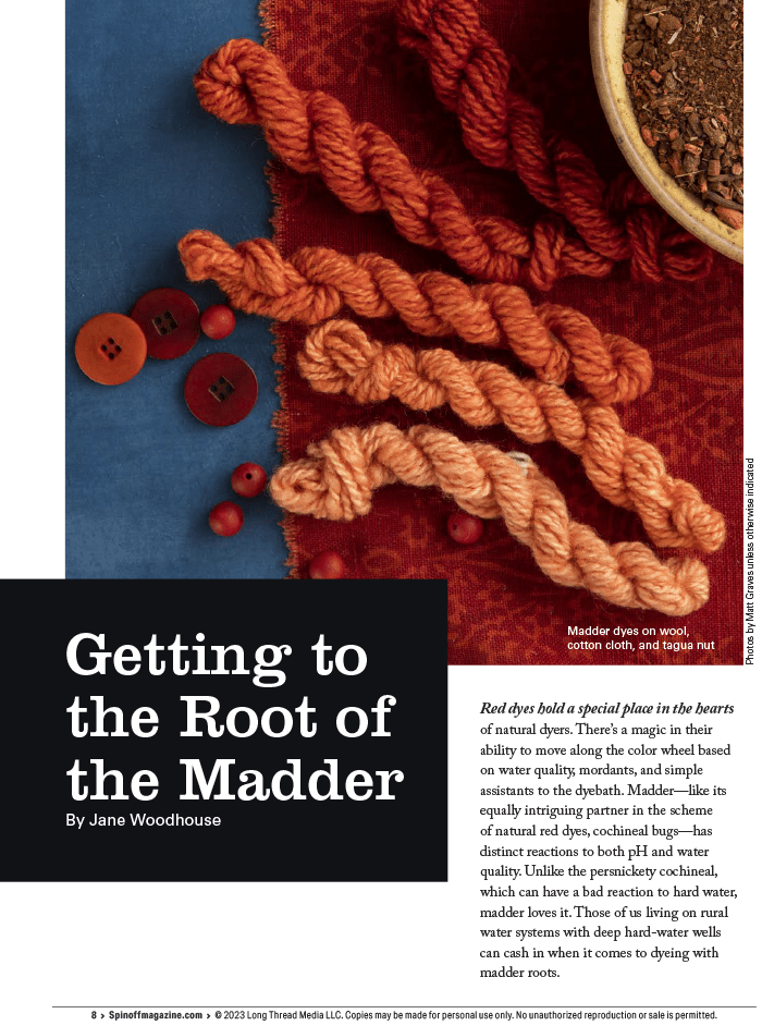 Long Thread Media Books Spin Off Presents: Natural Dye Series, Exploring Palettes from Fresh-Leaf Indigo, Madder & Woad - Spin Off eBook Printed Copy