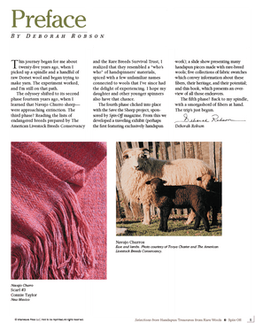 Long Thread Media Books Spin Off Presents: Selections from Handspun - Treasures from Rare Wools - eBook Printed Copy
