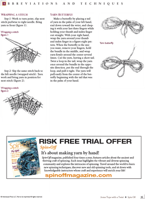 Long Thread Media Books Spin-Off Presents: Some Tops with a Twist: 7 Handspun Hats: eBook Printed Copy