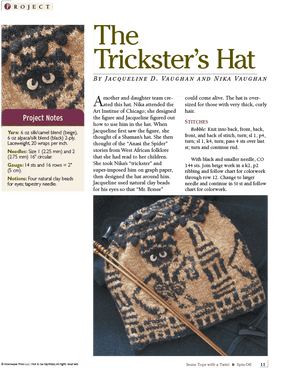Long Thread Media Books Spin-Off Presents: Some Tops with a Twist: 7 Handspun Hats: eBook Printed Copy