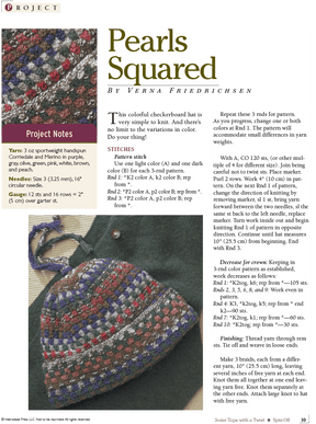 Long Thread Media Books Spin-Off Presents: Some Tops with a Twist: 7 Handspun Hats: eBook Printed Copy