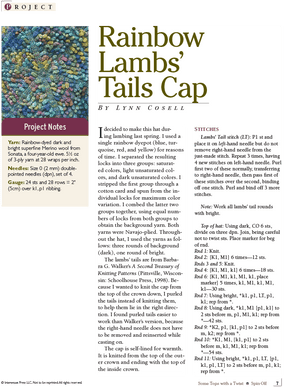Long Thread Media Books Spin-Off Presents: Some Tops with a Twist: 7 Handspun Hats: eBook Printed Copy