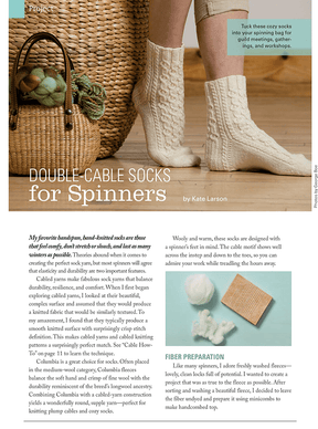 Long Thread Media Books Spin Off Presents; Spin Your Socks 3: 5 More Favorite Sock Patterns - Spin Off eBook Printed Copy
