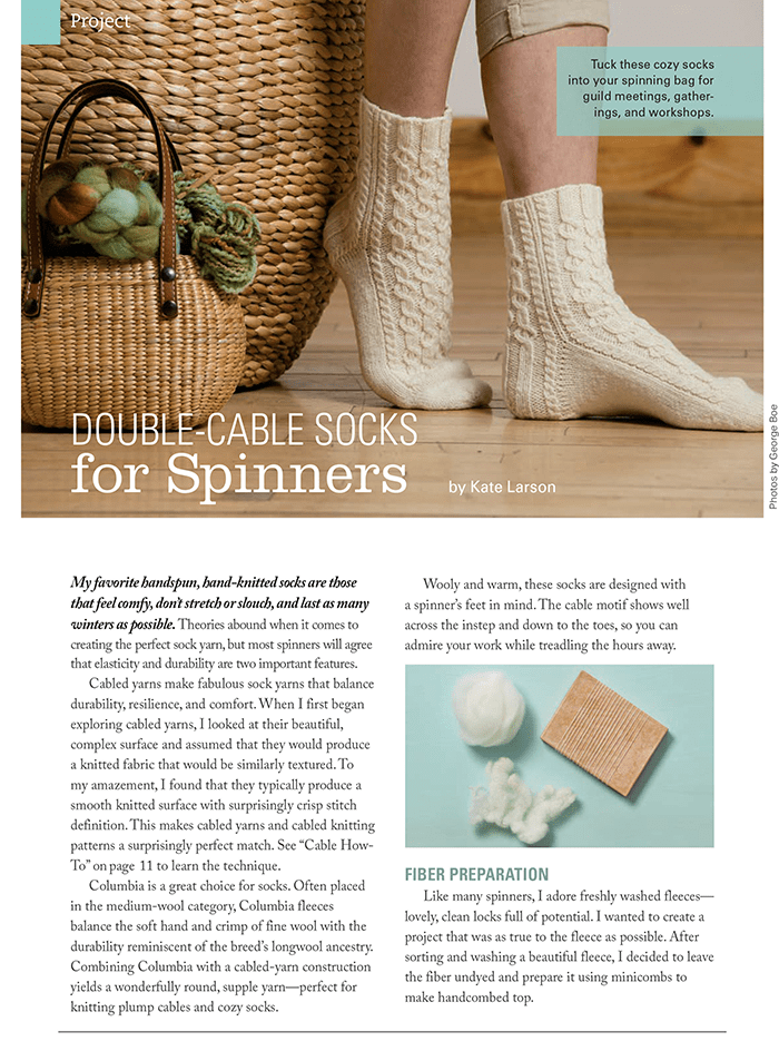 Long Thread Media Books Spin Off Presents; Spin Your Socks 3: 5 More Favorite Sock Patterns - Spin Off eBook Printed Copy