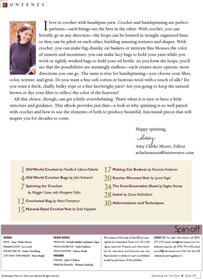 Long Thread Media Books Spin-Off Presents: Spinning for Crochet: eBook Printed Copy