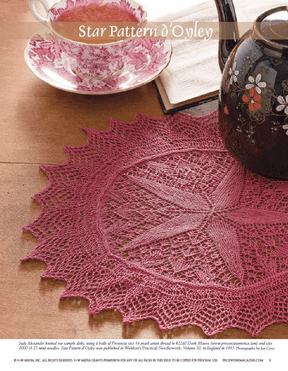 Long Thread Media Books Victorian Lace: 7 Timeless Projects to Knit – eBook printed copy
