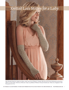 Long Thread Media Books Victorian Lace: 7 Timeless Projects to Knit – eBook printed copy