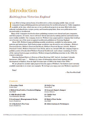 Long Thread Media Books Victorian Times: 8 Projects To Knit – eBook printed copy