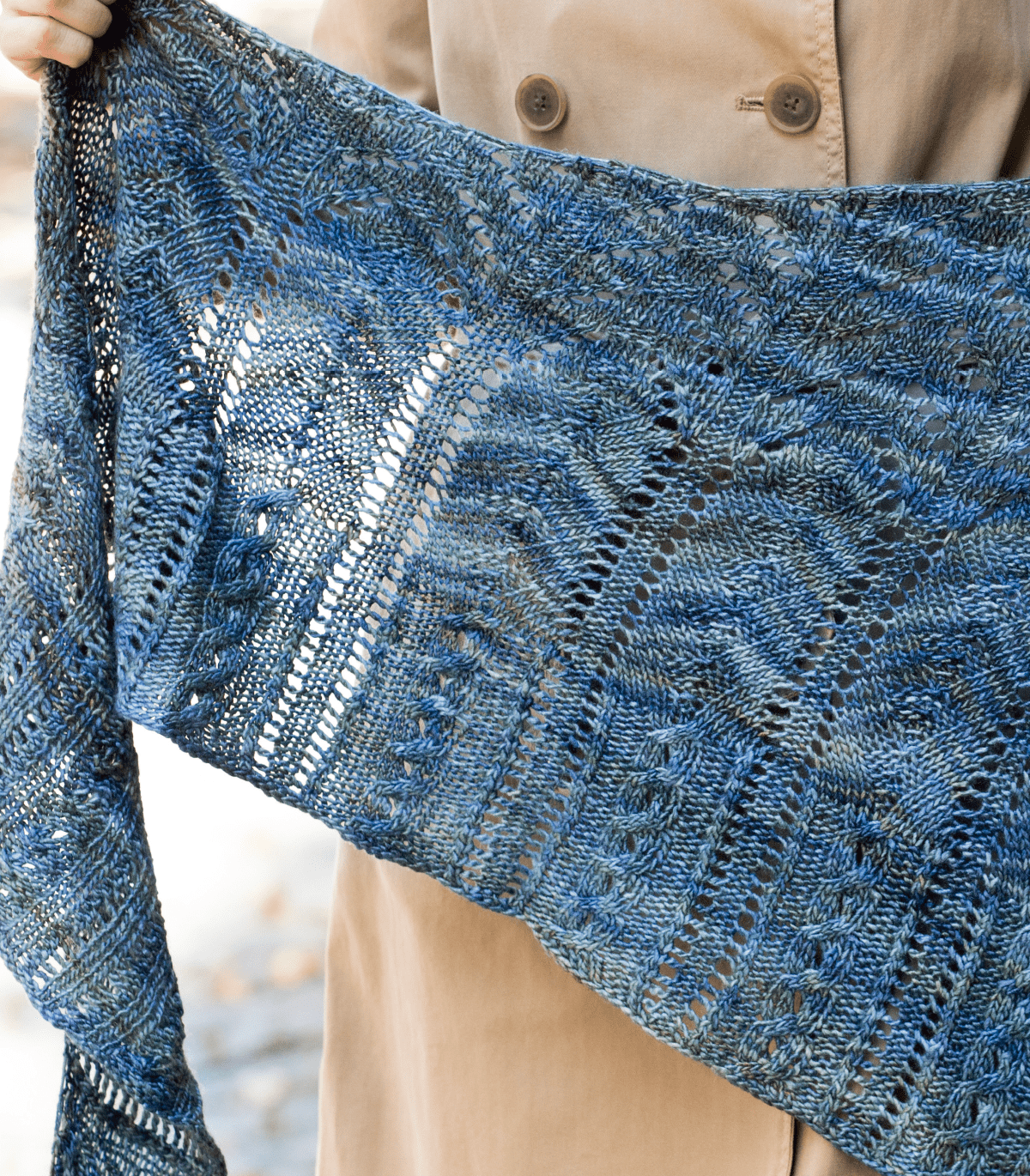 Malabrigo Yarn Digital Patterns Carroll Shawl Pattern by Vanessa Ewing, download