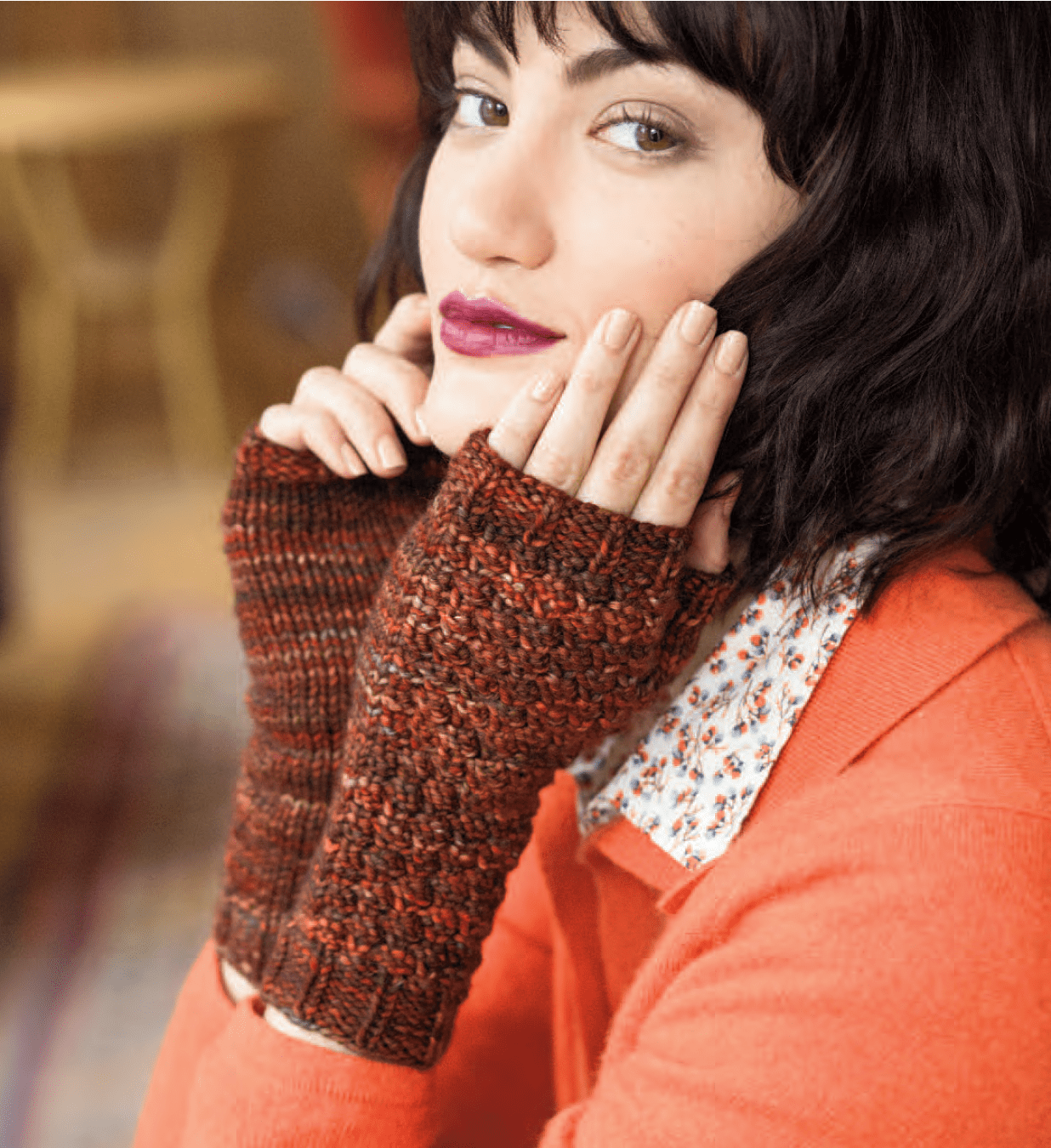 Malabrigo Yarn Digital Patterns Chelsea Market Fingerless Mitts Pattern by Christina Behnke, download