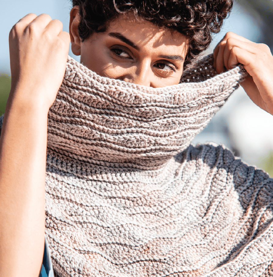 Malabrigo Yarn Digital Patterns Cumulus Crochet Poncho by Lena Fedotova, download