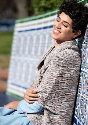 Malabrigo Yarn Digital Patterns Cumulus Crochet Poncho by Lena Fedotova, download