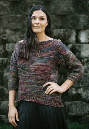 Malabrigo Yarn Digital Patterns Pintado Sweater by Rita Taylor, download