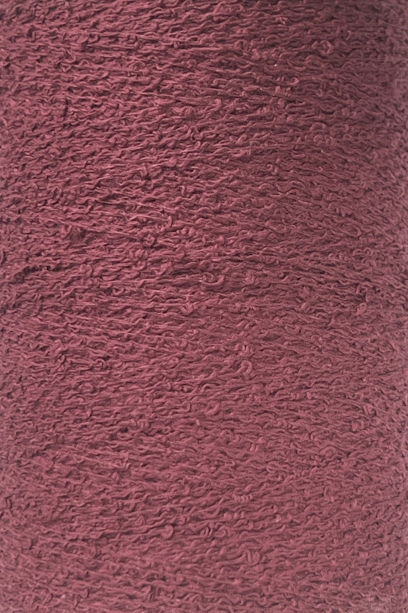 Maurice Brassard Yarn Bourgogne Cotton Bouclé Yarn | Tube