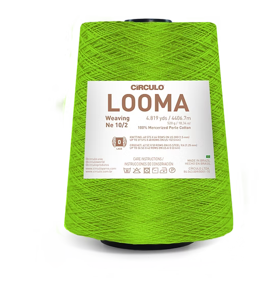 Supreme Corp. Yarn 10/2 Looma Circulo Mercerized Pearl Cotton Yarn | Large Cone