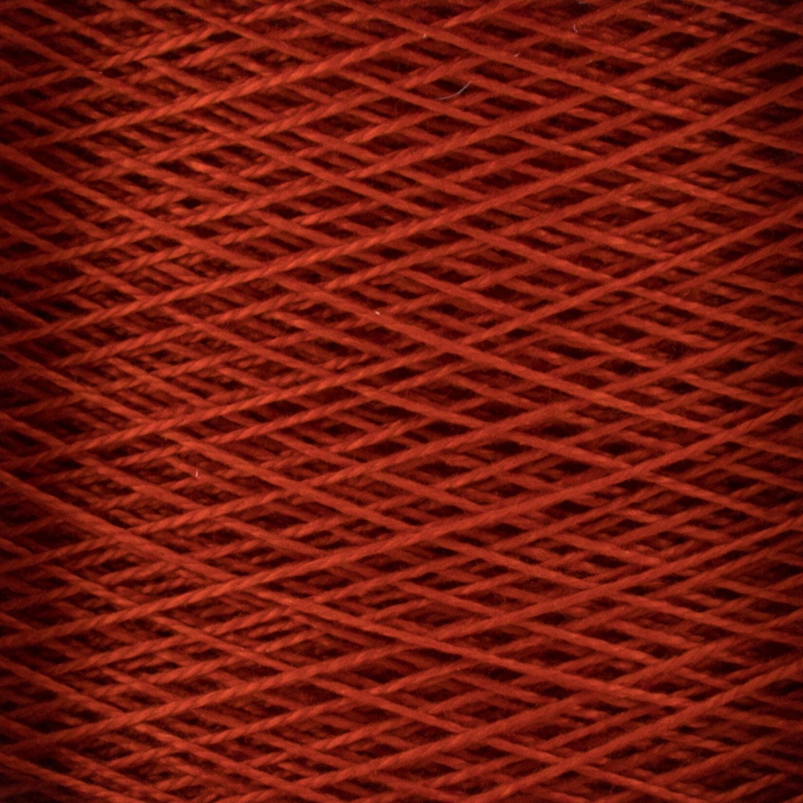 Supreme Corp. Yarn Burnt Orange 10/2 Pearl Cotton Yarn | Large Cone