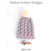 Yankee Knitter Designs Digital Patterns Piper Hat, download