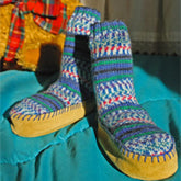 Bryson Distributing, Inc. Slipper Soles & Mitten Palms 4" Suede Leather Slipper Soles