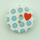 Buttons Etc. Buttons White Dots Button