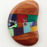 Buttons Etc. Buttons Wood Gems Shell 1 3/8" Button