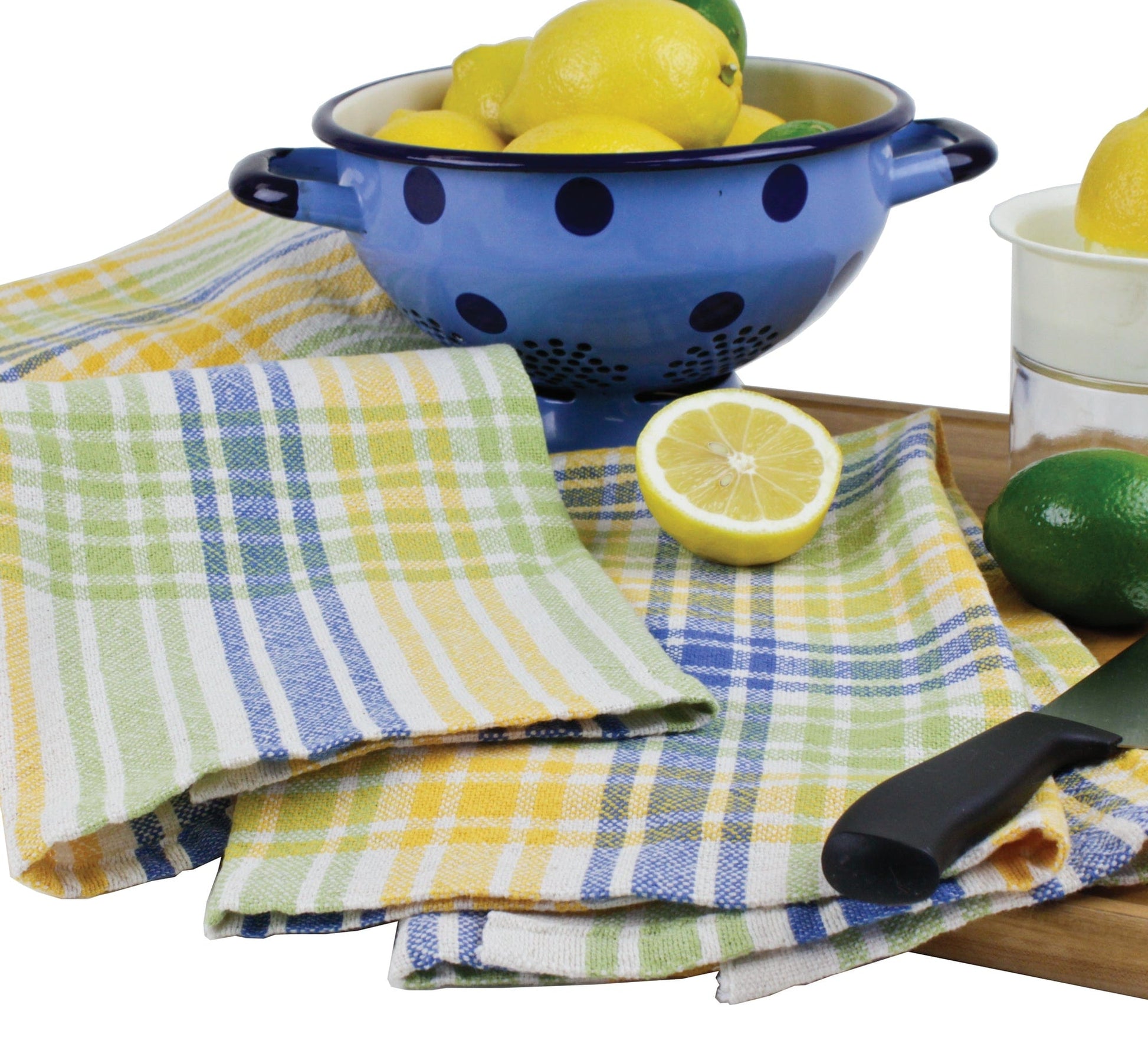 Halcyon Yarn Weaving Kits Citrus Camp & Cottage Towel Kit for 4-shaft & Rigid Heddle