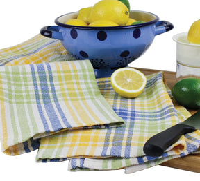 Halcyon Yarn Weaving Kits Citrus Camp & Cottage Towel Kit for 4-shaft & Rigid Heddle