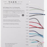 Halcyon Yarn Yarn Sample Cards Happy Feet Sock Sample Card