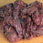 Indian Silk Shop Silk Fiber Multi Pulled Sari Silk Fiber, 1/4 lb bag