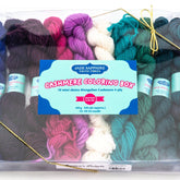 Jade Sapphire Exotic Fibres Yarn Trail Mix Cashmere Coloring Box Yarn Pack