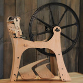 Schacht Spindle Co. Spinning Wheels Flatiron Spinning Wheel, Double-Treadle by Schacht
