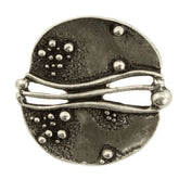 Skacel Buttons Antiqued Silver Metal Abstract Button