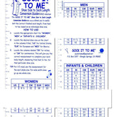 Sock It To Me Sock Knitting Tools Sock It To Me Shoe Size to Sock Length Conversion Guide