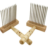 Sunrise Metal Works Combs Acorn Double Row Viking Combs