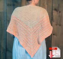 Waiting Room  Crocheted Shawl Pattern Download