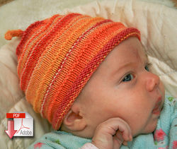 Baby's First Hat - Fingering Weight - Pattern download