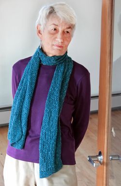 Heirloom Lace Scarf in Signature Block Island Blend  Pattern Download