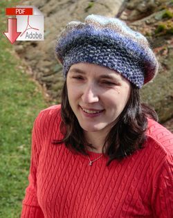 Relaxed Beret  Bulky Weight  Pattern download