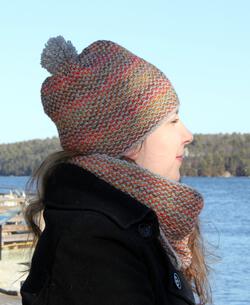 Telephone Line Set  Hat and Cowl Pattern