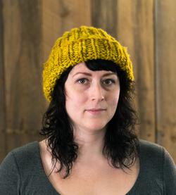 Monolith Hat- knitted pattern