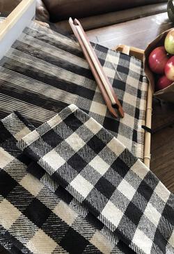 Buffalo Plaid Woven Dish Towel for Rigid Heddle or 4Shaft - Pattern Download