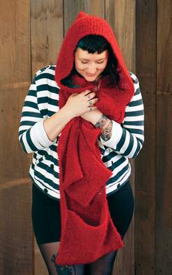 Gimme Shelter  Hooded Scarf with Pockets
