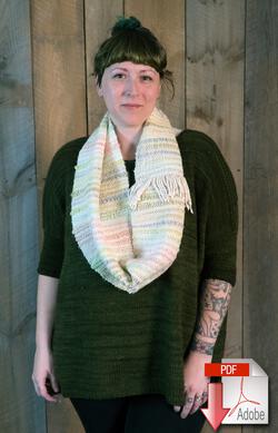 Both Sides Now  Woven Cowl Pattern Download