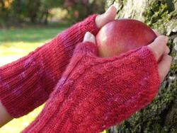 Endless Ruby Mitts  DKLight Weight