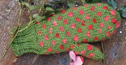 Snuggly Stuffed Mitten Knitting Pattern