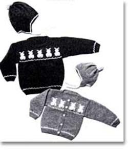 Childs Bunny Sweater  Yankee Knitter