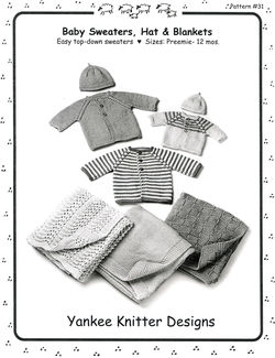 Baby Sweaters Hats and Blankets  Yankee Knitter 