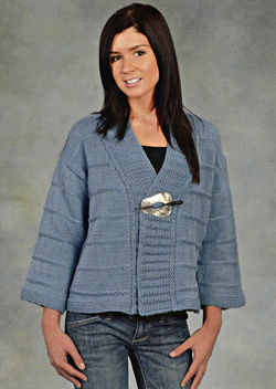 Patterned Kimono Jacket