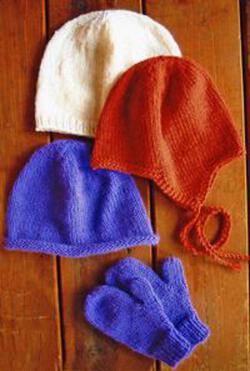 Basic Hat amp Mitten Set for Children by Knitting Pure amp Simple