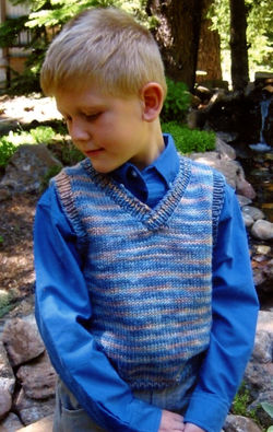 Basic Vest for Children by Knitting Pure  Simple