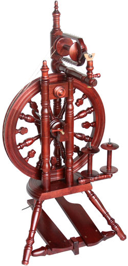 Kromski Minstrel Spinning Wheel Mahogany